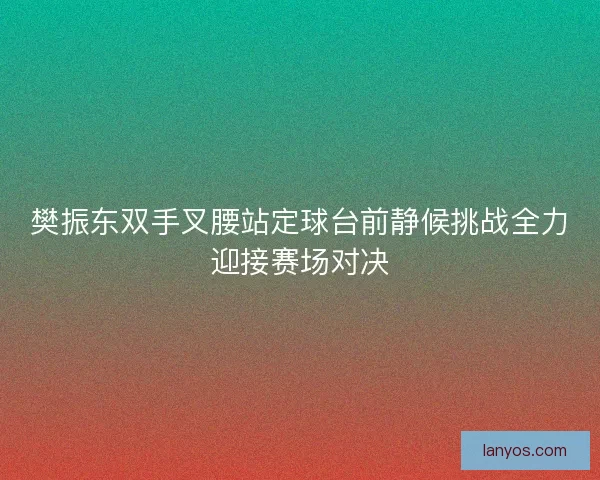 樊振东双手叉腰站定球台前静候挑战全力迎接赛场对决